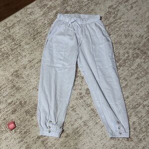 SHEIN Light Gray Ankle Pants